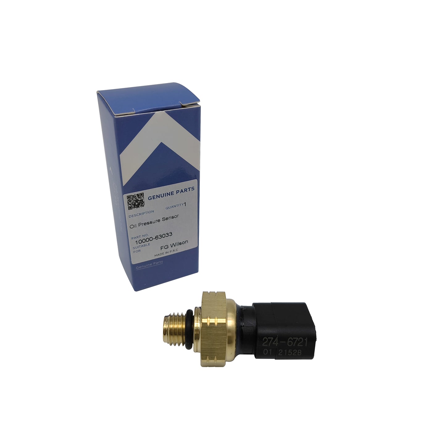 Sensor de presión de aceite 10000-63033 1000063033 WESPC. Adecuado para FG Wilson PERKINS 1103 FGW P65-1