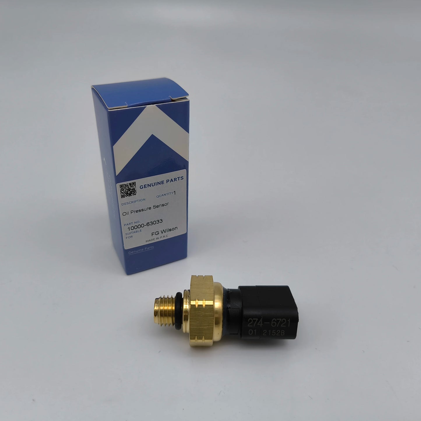 Sensor de presión de aceite 10000-63033 1000063033 WESPC. Adecuado para FG Wilson PERKINS 1103 FGW P65-1